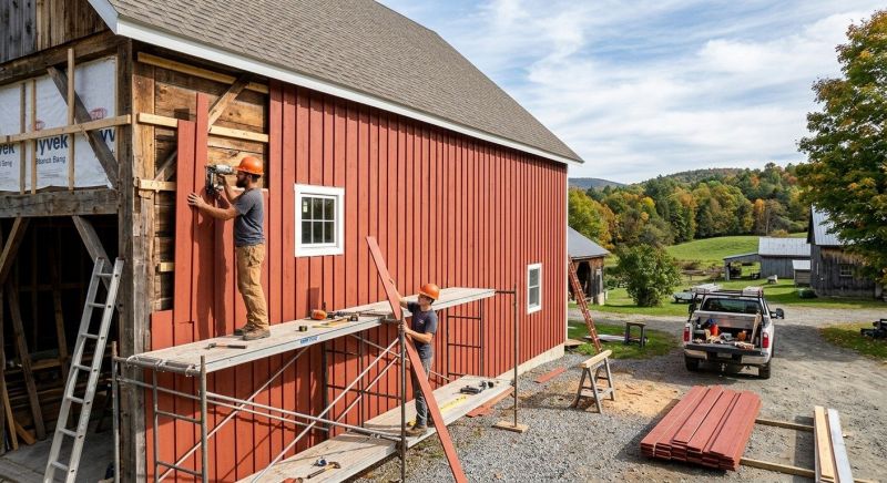 Barn Siding Installation in Gaston County, NC