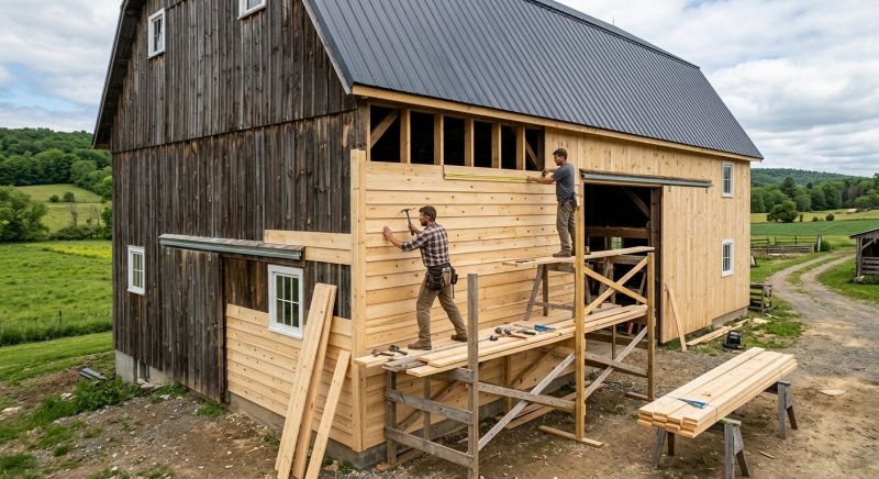 Barn Siding Installation in Denver, NC