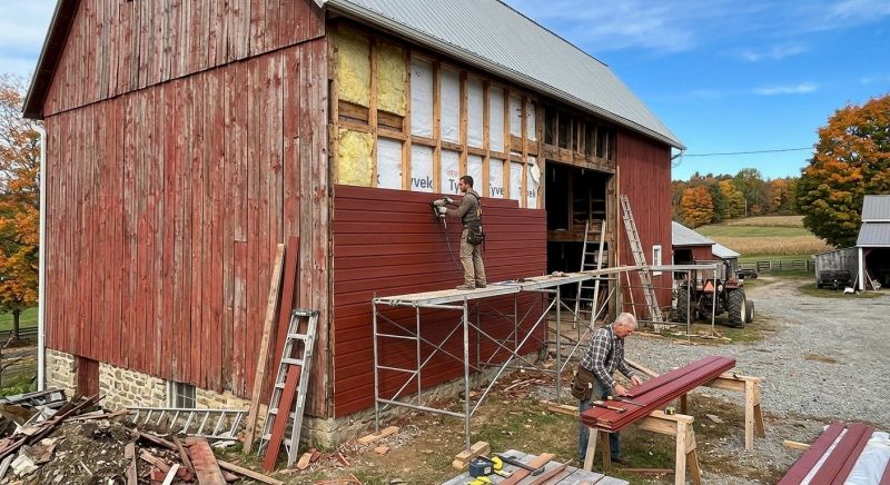 Barn Siding Replacement in Lincoln County, NC