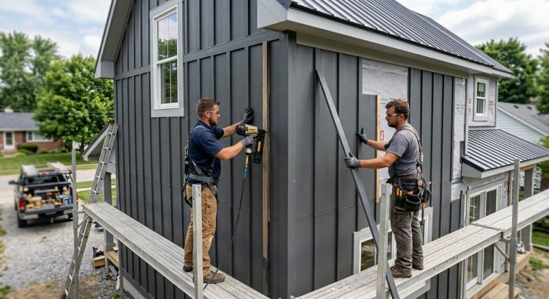 Batten Siding Installation in Iron Station, NC