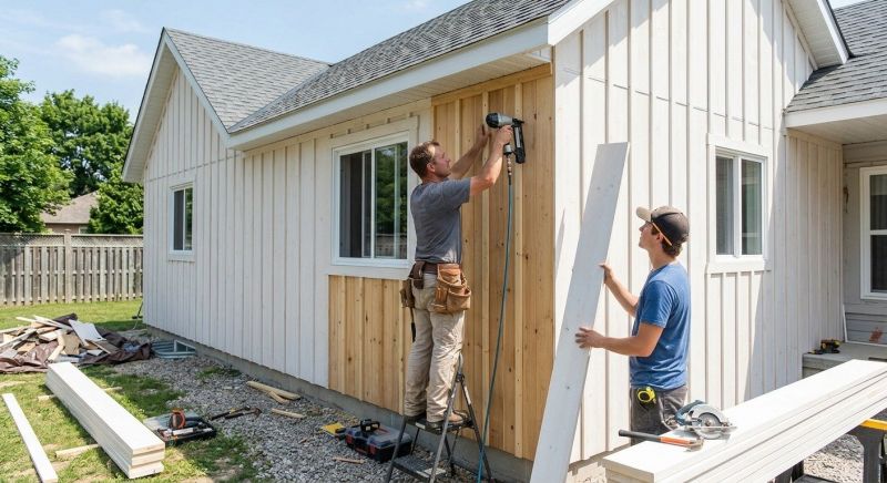 Batten Siding Installation in Denver, NC