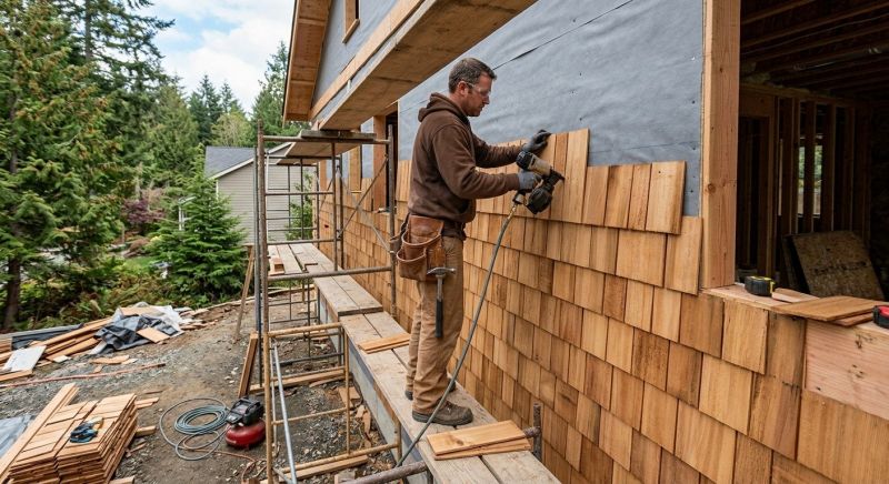 Cedar Siding Installation in Charlotte, NC