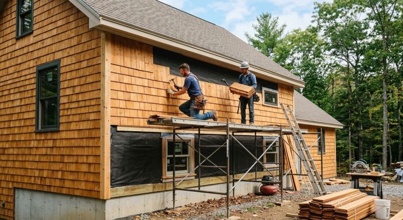 Cedar Siding Installation in Iredell County, NC