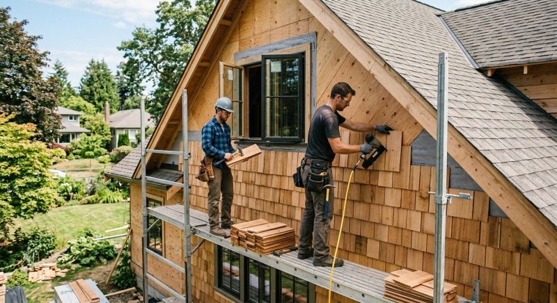 Cedar Siding Installation in Denver, NC