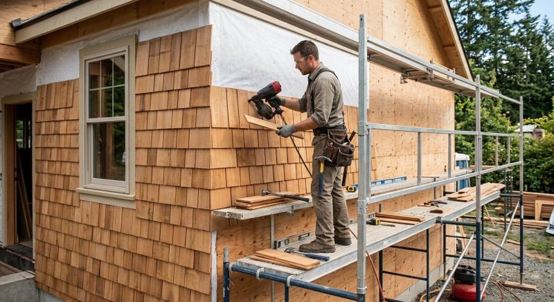 Cedar Siding Installation in Troutman, NC