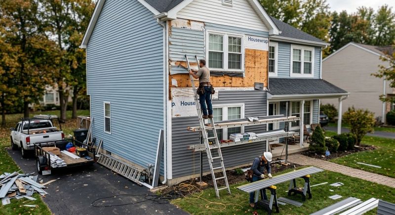 Damaged Siding Replacement in Denver, NC