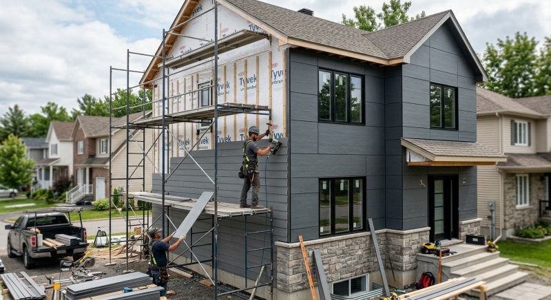 Facade Cladding Installation in Denver, NC