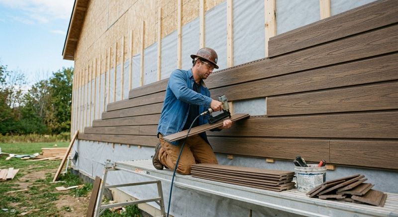 Faux Wood Siding Installation in Iron Station, NC