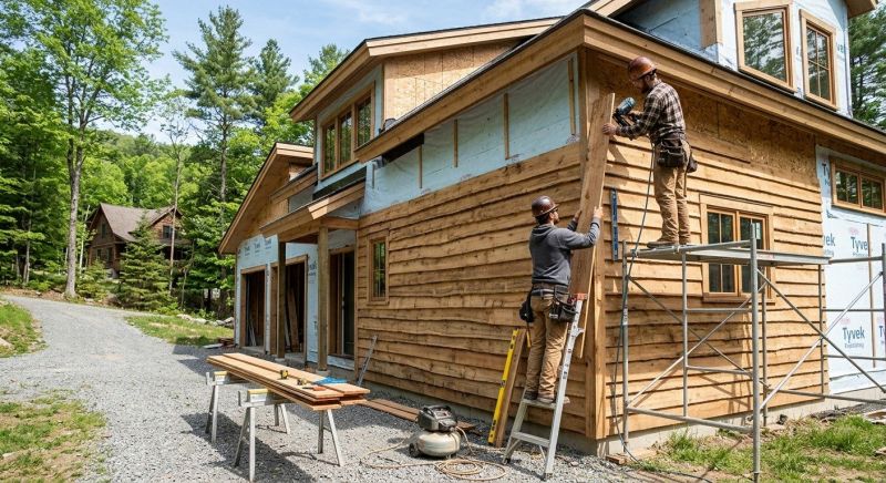 Faux Wood Siding Installation in Lincoln County, NC