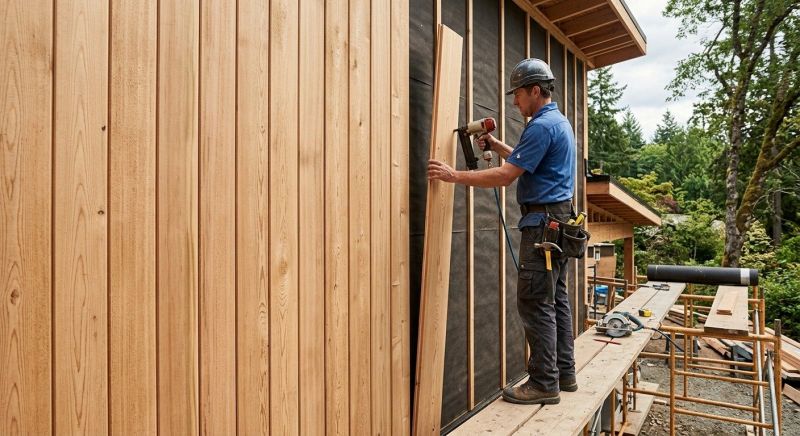 Faux Wood Siding Installation in Mount Holly, NC