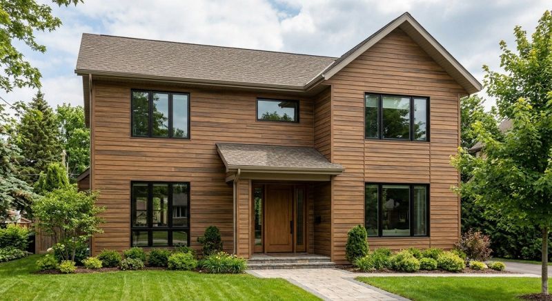 Faux Wood Siding Installation in Troutman, NC