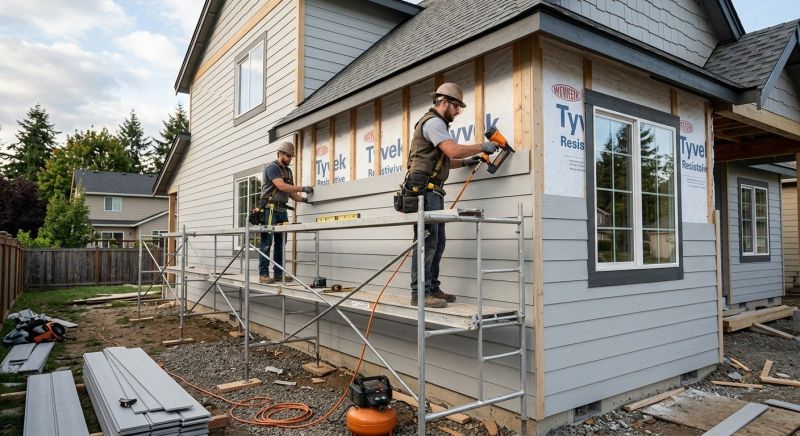 Fiber Siding Installation in Troutman, NC