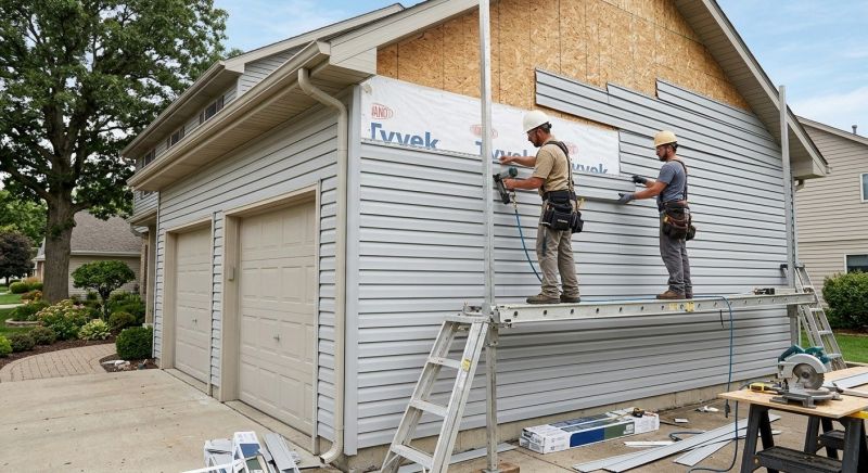 Garage Siding Installation in Denver, NC