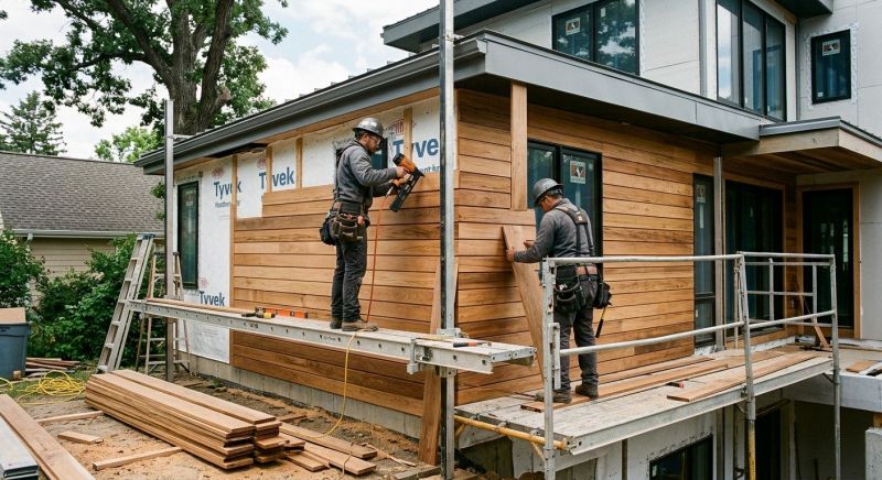 Hardwood Siding Installation in Catawba County, NC