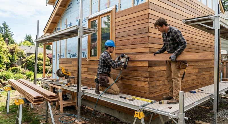 Hardwood Siding Installation in Conover, NC