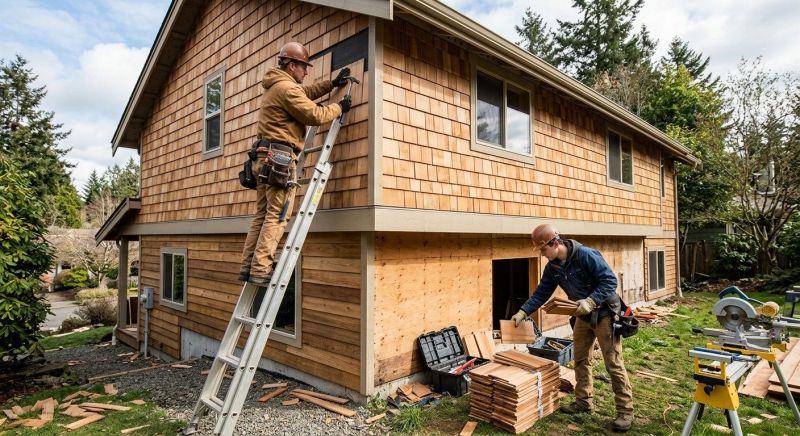 Hardwood Siding Installation in Iron Station, NC