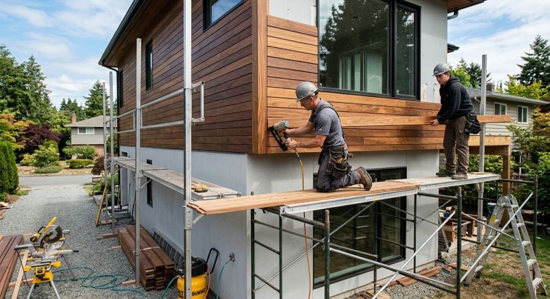Hardwood Siding Installation in Lincoln County, NC