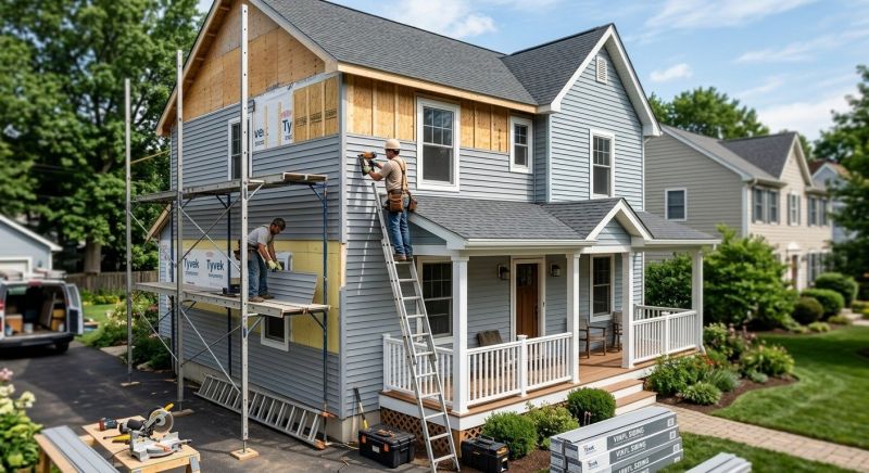 House Siding Installation in Iron Station, NC