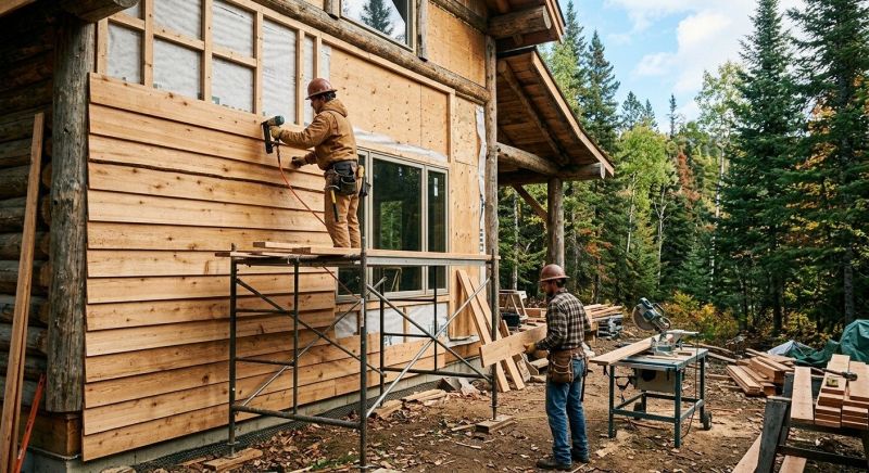 Log Home Siding Installation in Denver, NC
