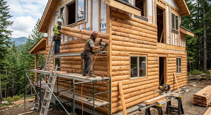 Log Siding Installation in China Grove, NC