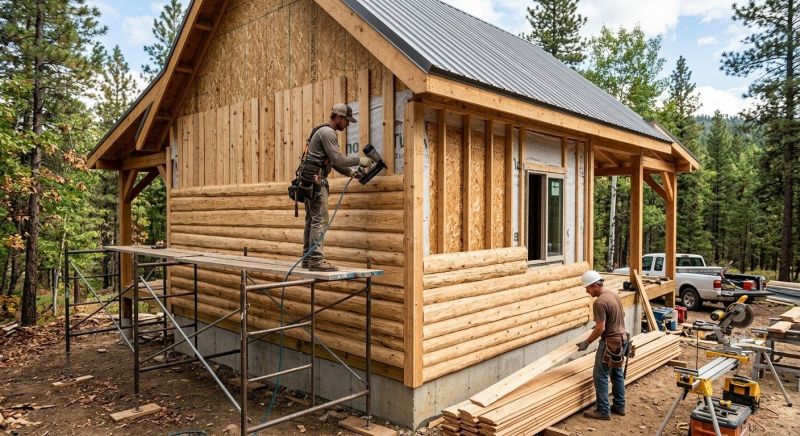 Log Siding Installation in Gaston County, NC