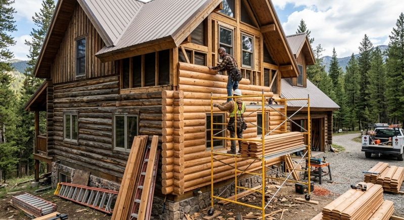 Log Siding Installation in Gaston County, NC