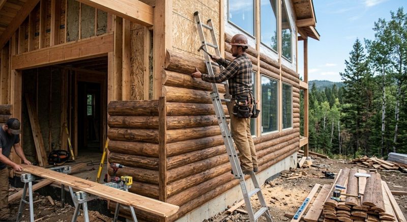 Log Siding Installation in Denver, NC