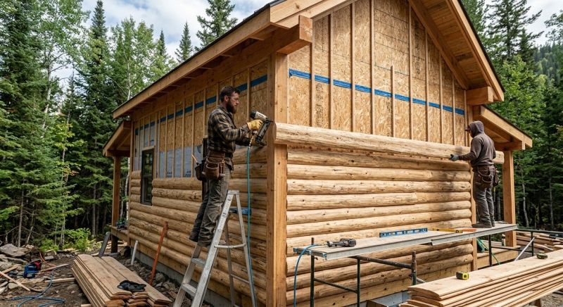 Log Siding Installation in Newton, NC