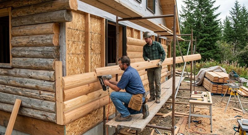 Log Siding Replacement in Denver, NC
