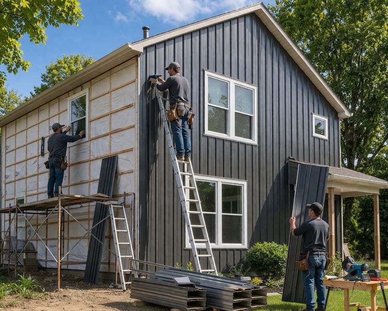 Metal Siding Replacement in Dallas, NC