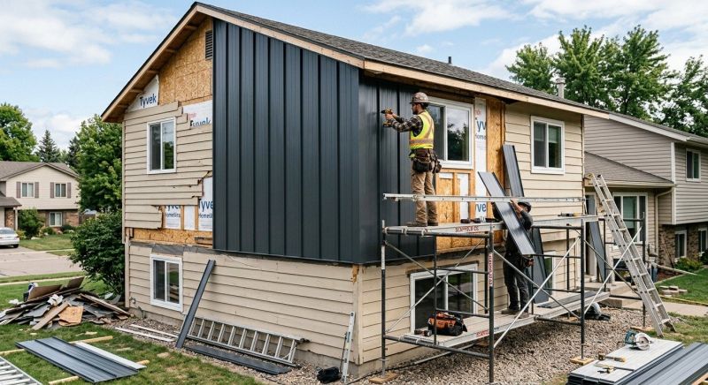 Metal Siding Replacement in Hickory, NC