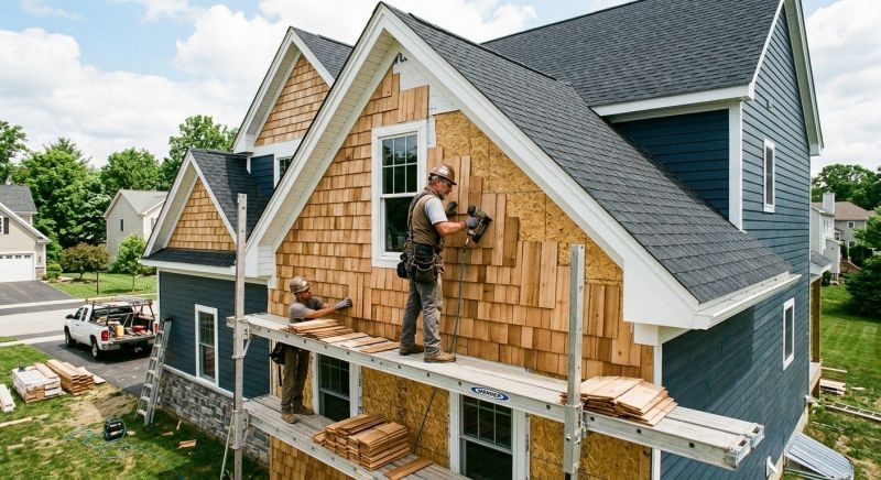 Shake Siding Installation in Conover, NC