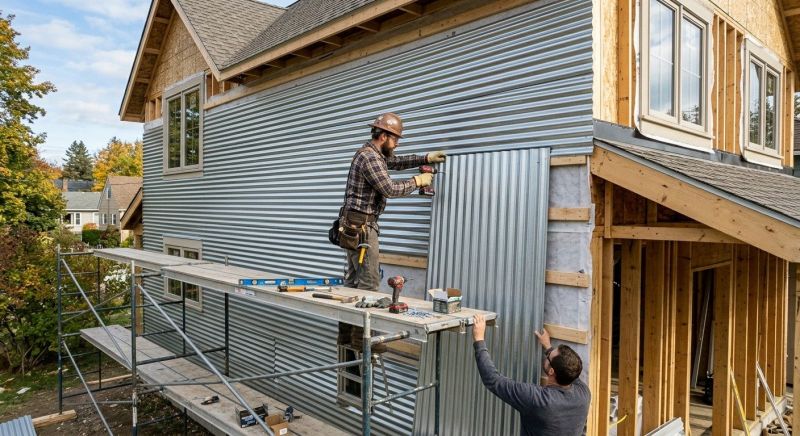 Sheet Metal Siding Replacement in Denver, NC