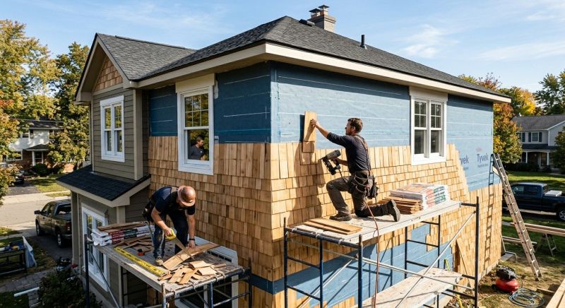 Shingle Siding Installation in Denver, NC