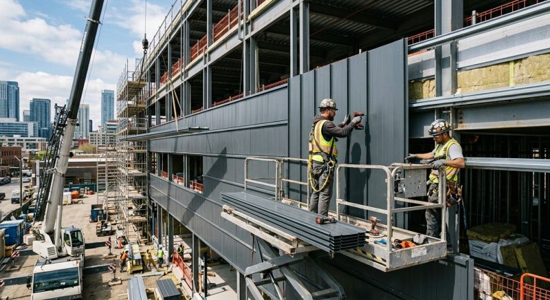 Steel Cladding Installation in Denver, NC