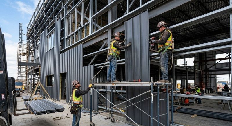 Steel Cladding Installation in Denver, NC