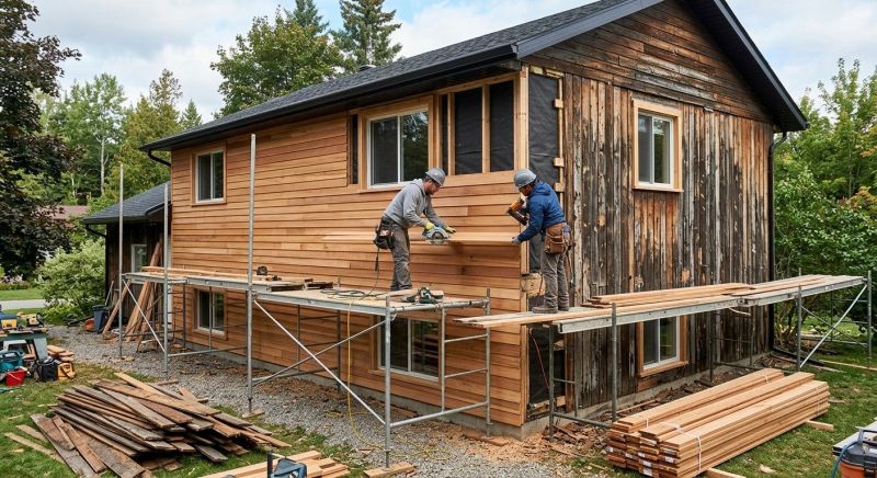Wood Cladding Installation in Kannapolis, NC