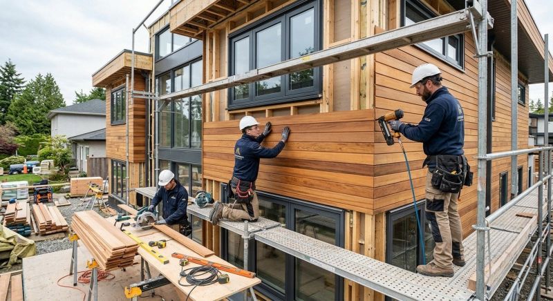 Wood Cladding Installation in Newton, NC