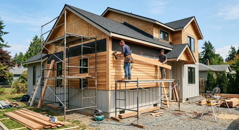 Wood Siding Installation in Davidson, NC